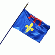 Drapeau Province - 80 x 120 cm - Livraison 1 à 2 semaines