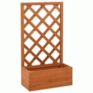 Helloshop26 - Jardinière à treillis de jardin 50 x 25 x 90cm bois de sapin 02_0000878 - 3000072131531 Helloshop26 - Jardinière à treillis de jardin 50 x 25 x 90cm bois de sapin 02_0000878 - 3000072131531