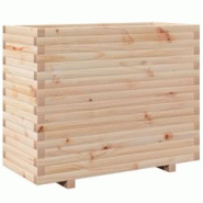 Helloshop26 - Jardinière bac lit surélevé plantes fleurs terrasse jardin 90 x 40 x 72,5 cm bois de pin massif marron 02_0037998 - 3000214016672 Helloshop26 - Jardinière bac lit surélevé plantes fleurs terrasse jardin 90 x 40 x 72,5 cm bois de pin massif marron 02_0037998 - 3000214016672