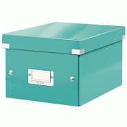 LEITZ Lot de 6 Boîte de rangement Click & Store Wow, format A5, coloris menthe glacée - vert 60430051