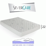 MATELAS À MÉMOIRE DE FORME OCTAVA SILVERCARE ÉPAISSEUR 22 CM DONT 4 CM 50KG/M3 COMPATIBLE CANAPÉ EXPRESS EXPRESS 120 CM