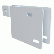 Platine de fixation Pied/Montant H115 pour rack simple - blanc 9001