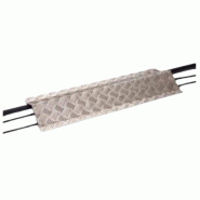 Protège câbles - Largeur 800 mm - Hauteur 60 mm - Profondeur 280 mm - Charge maxi 200 Kg - Poids 2 Kg Protège câbles - Largeur 800 mm - Hauteur 60 mm - Profondeur 280 mm - Charge maxi 200 Kg - Poids 2 Kg