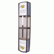 Tour vitrine pliable Tour vitrine pliable