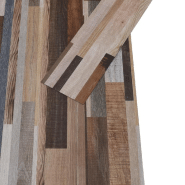 Vidaxl planches de plancher pvc 4,46 m² 3 mm autoadhésif multicolore 146581