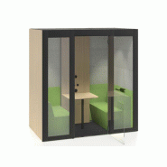 Cabine acoustique Silent Room avec isolation acoustique et éclairage automatique Cabine acoustique Silent Room avec isolation acoustique et éclairage automatique