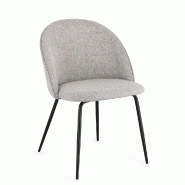 Chaise Tanya New gris clair  51 x 54 x 77- Par 4