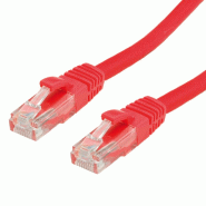 Cordon VALUE Cat.6A (Classe EA) / 10 Gigabit UTP, rouge, 3 m_0
