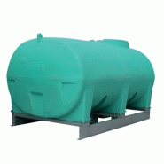 Cuve à vidange totale 3000L - Polypropylène DN50 avec système anti-ballant