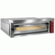 Diamond - Four électrique à pizzas "extra large", 9 pizzas 350mm - FULL pierre réfractaire - réf. LFD-09L-LX - gris AKS-LFD-09L-LX