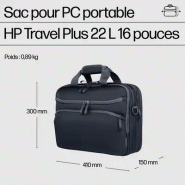 HP Travel Plus 22L 16-inch Laptop Bag_0