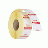 ITALCONCEPT Étiquettes de sécurité journalières, multi-usages, faciles retirer , HENDI, Mercredi, Rouge, 1000 u., 25x25mm - 8711369850497