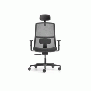 Lot de 2 sièges de bureau Opus - Noir