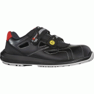 Sandale de sécurité BAT pointure 41 noire cuir lisse S1P ESD SRC EN ISO 20345 U.POWER Sandale de sécurité BAT pointure 41 noire cuir lisse S1P ESD SRC EN ISO 20345 U.POWER