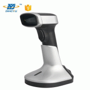 Scanner sans fil de code barres 2D de haute précision pour supermarché avec berceau de remplissage