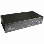 Switch kvm vga/usb + audio livré avec cables - 4 ports 63014