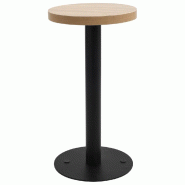VidaXL Table de bistro Marron clair 40 cm MDF Modèle Sirius Design - 286415