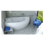 BAIGNOIRE D'ANGLE MARINA ANGLE GAUCHE AVEC TABLIER