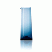 Bazar Bizar Carafe en verre 10x10x26 cm bleu - Lot de 6 - bleu verre CNKJ011Bl-MTR6