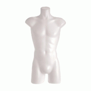 Buste torso homme blanc H85 cm