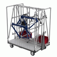 Chariot tracté avec fonction cantilever