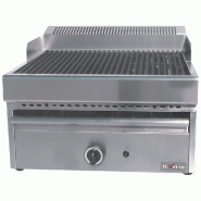 Diamond - Grill-vapeur gaz avec grille de cuisson en fonte -Top- - réf. WR-GV64-41 - inox AKS-WR-GV64-41