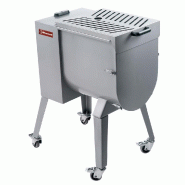 Diamond - Mélangeur à viande en inox 50 kg, piètement sur roues - réf. MCR-50P/NS - gris inox AKS-MCR-50P/NS Diamond - Mélangeur à viande en inox 50 kg, piètement sur roues - réf. MCR-50P/NS - gris inox AKS-MCR-50P/NS