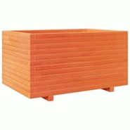 Helloshop26 - Jardinière bac lit surélevé plantes fleurs terrasse jardin cire 90 x 60 x 49,5 cm bois de pin massif marron 02_0038522 - 3000217715800 Helloshop26 - Jardinière bac lit surélevé plantes fleurs terrasse jardin cire 90 x 60 x 49,5 cm bois de pin massif marron 02_0038522 - 3000217715800