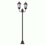 Helloshop26 - Lumière de jardin vintage design classique extérieur 68 x 20 x 235 cm en aluminium bronze 02_0058418 - aluminium 3000240580543