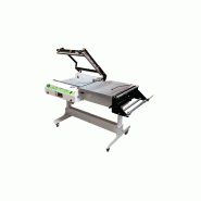 INNOVANT : Soudeuses en L. Avec plateau de chargement pour papier fabriquées en France - EMBLPNMPL-PP01/BT