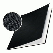 LEITZ Boîte de 10 reliures rigides ImpressBIND, dos de 14mm, format A4, toilées coloris noir - noir 73930095_0