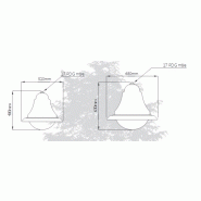 Luminaire d'éclairage public viarmes / hid / 100 w / en aluminium