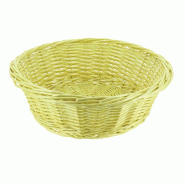 Manne osier ronde empilable Ø30x10cm -par 8