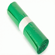 NOVACLEAN Sac Poubelle 110L Haute Résistance 40µ - Vert Spécial Tri Biodéchets PEBD Recyclé - Étanche Déchets Organiques - Lot de 200 - vert SP