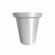 PLAST'UP ROTOMOULAGE Pot de fleurs rond xxl delight 760l - BLANC - blanc 0036336945272