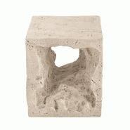 Podium en MGO effet pierre naturelle 40x40x46 cm