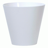Prosperplast - Pot TUBUS 28,5 L - 40x40x37,3 cm, coloris Blanc - blanc plastique polypropylène ZA4012