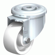 Roulette pivotante de 80 mm de la série LKR avec trou de fixation, en nylon
