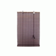 Store enrouleur tamisant, chocolat bambou, l.120 x h.180 cm