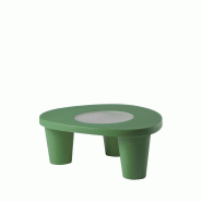 Table basse LOW LITA de SLIDE - vert malva