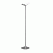 UNILUX Lampadaire à éclairage indirect Zelux, à LED, coloris gris métal - 3595560027002