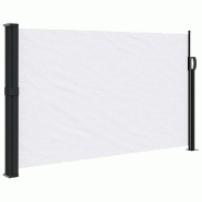 VidaXL Auvent latéral rétractable blanc 117x300 cm Modèle Helios Urban - blanc 4004286