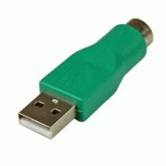 Adaptateur Souris PS/2 vers USB - USB A Mle - PS/2 Femelle Adaptateur Souris PS/2 vers USB - USB A Mle - PS/2 Femelle