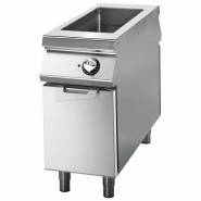 Bain-marie électrique sur coffre avec portes, 1 bac GN 1/1+1/3 400x1100x870 mm - VIRTUS - 4068875007292