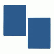 Benetton - Lot de 2 Draps-Housses 160x200cm + 30cm pour lit de 1,60m couleur Bleu Rainbow - bleu PK7612 Benetton - Lot de 2 Draps-Housses 160x200cm + 30cm pour lit de 1,60m couleur Bleu Rainbow - bleu PK7612