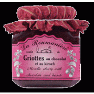 Confiture de griottes au chocolat et au kirsch Confiture de griottes au chocolat et au kirsch