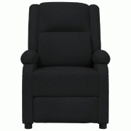 Fauteuil inclinable électrique Noir Tissu Modèle Perlonis - 8720286935972