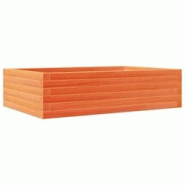 Helloshop26 - Jardinière bac lit surélevé plantes fleurs terrasse jardin cire 90 x 60 x 23 cm bois de pin massif marron 02_0038518 - 3000217714872 Helloshop26 - Jardinière bac lit surélevé plantes fleurs terrasse jardin cire 90 x 60 x 23 cm bois de pin massif marron 02_0038518 - 3000217714872