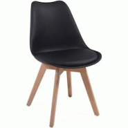 Helloshop26 - Lot de 4 chaises de salle à manger scandinaves assise rembourré pieds en bois hêtre rétro chaise pour salon chambre 01_0000722 - 300 Helloshop26 - Lot de 4 chaises de salle à manger scandinaves assise rembourré pieds en bois hêtre rétro chaise pour salon chambre 01_0000722 - 300