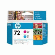 Hp #72 - Tête d'impression magenta et cyan - violet C9383A